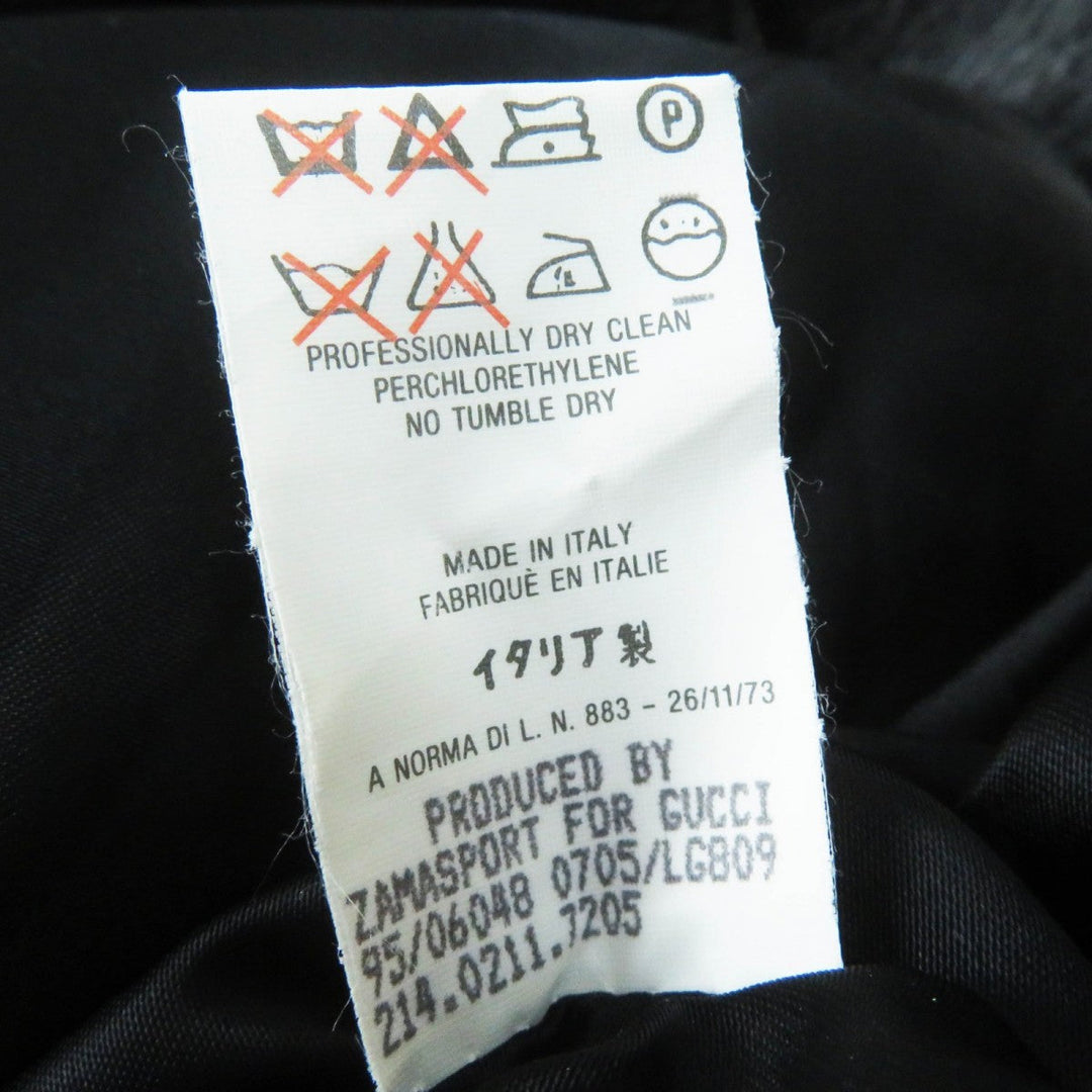 GUCCI coat Main: 100% alpaca, Lining: 100% rayon Charcoal gray Women 40 Used Authentic