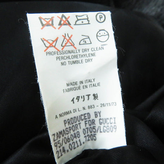 GUCCI coat Main: 100% alpaca, Lining: 100% rayon Charcoal gray Women 40 Used Authentic