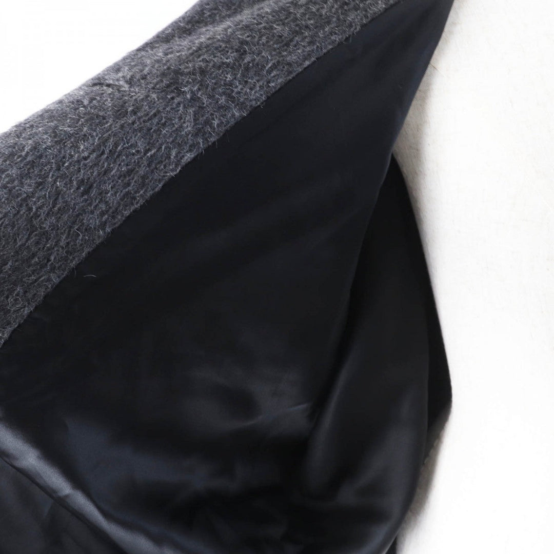 GUCCI coat Main: 100% alpaca, Lining: 100% rayon Charcoal gray Women 40 Used Authentic