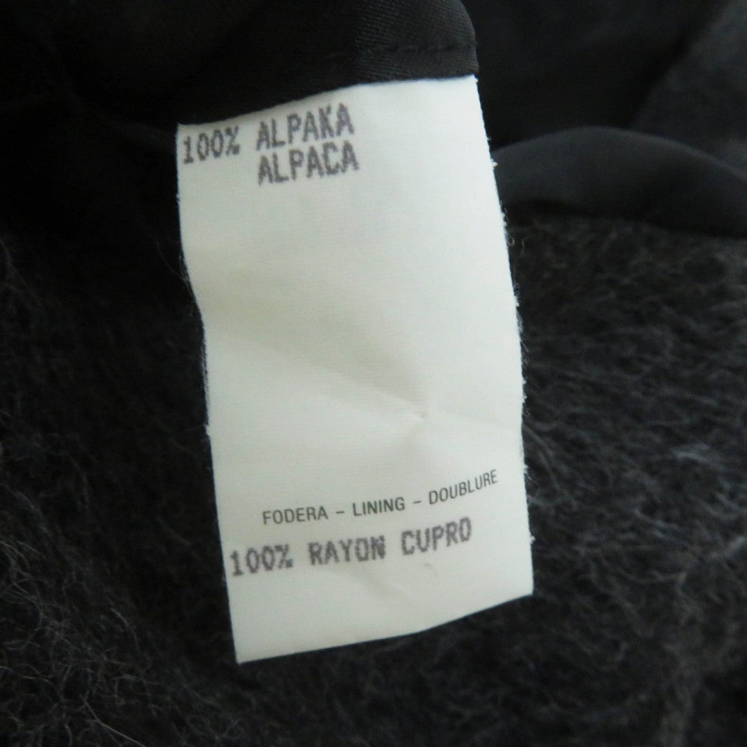 GUCCI coat Main: 100% alpaca, Lining: 100% rayon Charcoal gray Women 40 Used Authentic
