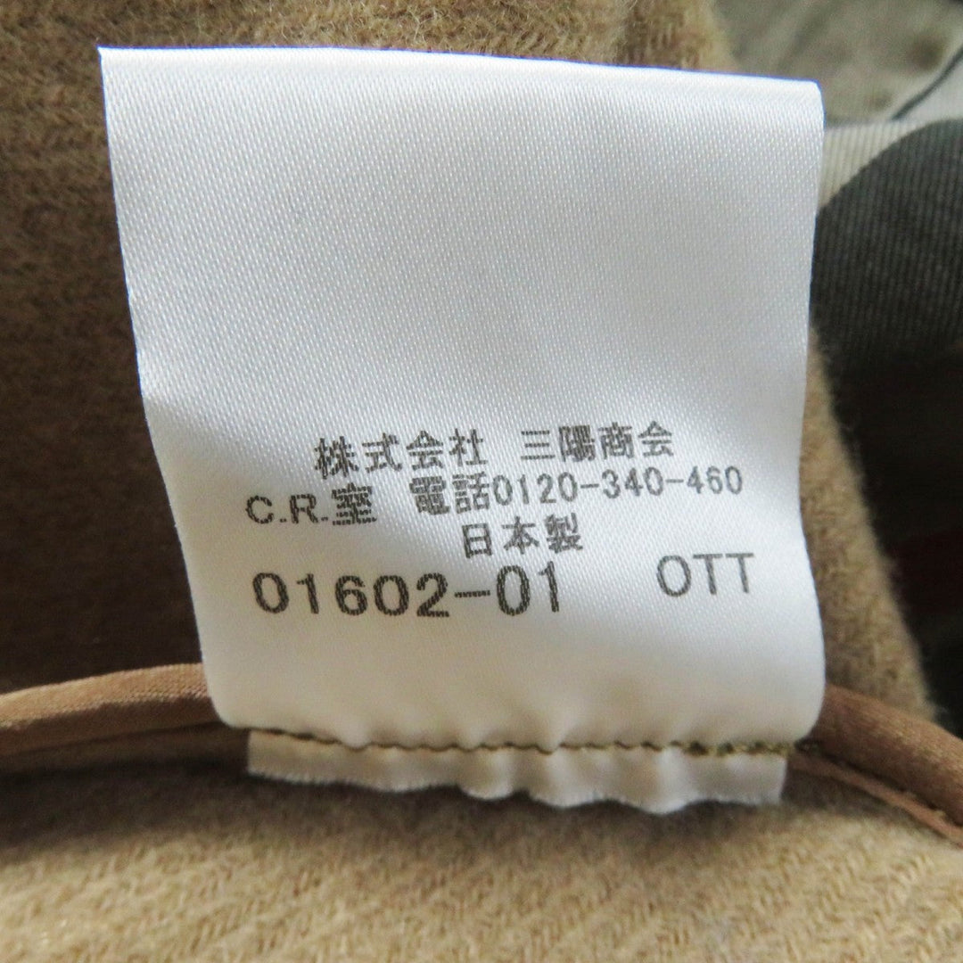 BURBERRY LONDON trench coat B1A88-330-51 Main: 100% cotton, Leather part: cowhide, Lining: cotton, Sleeve lining: cupra, Liner: 100% wool beige Women 38 Used Authentic