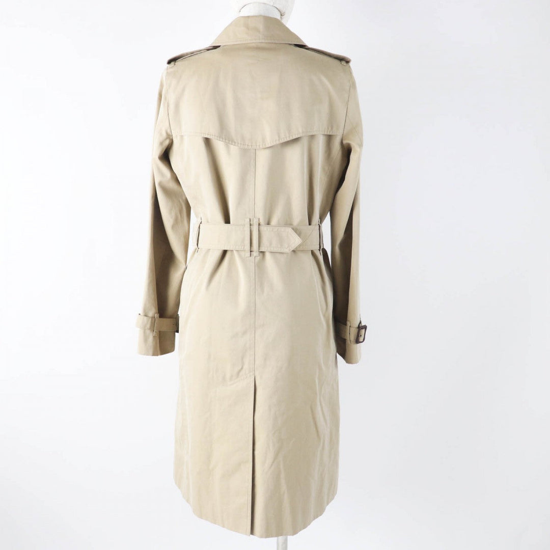 BURBERRY LONDON trench coat B1A88-330-51 Main: 100% cotton, Leather part: cowhide, Lining: cotton, Sleeve lining: cupra, Liner: 100% wool beige Women 38 Used Authentic