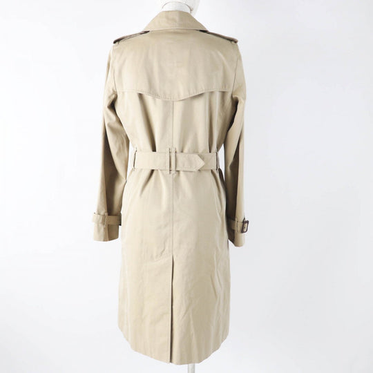 BURBERRY LONDON trench coat B1A88-330-51 Main: 100% cotton, Leather part: cowhide, Lining: cotton, Sleeve lining: cupra, Liner: 100% wool beige Women 38 Used Authentic