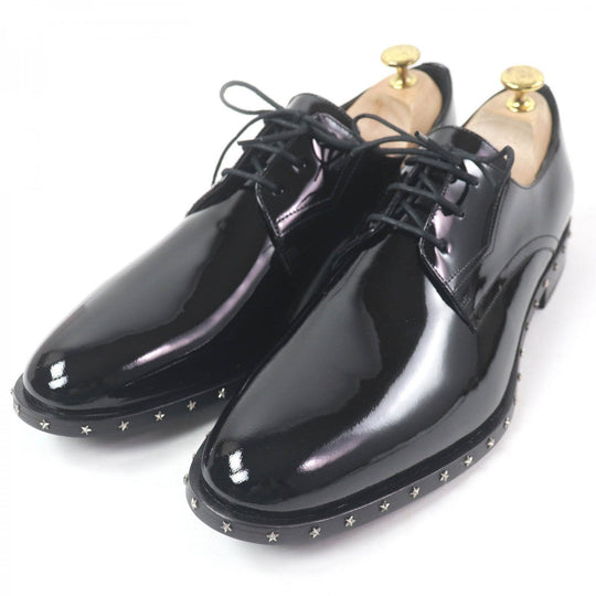 JIMMY CHOO Dress shoes Main: Patent leather black mens 43.5 Used Authentic