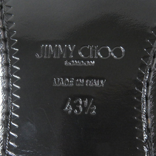 JIMMY CHOO Dress shoes Main: Patent leather black mens 43.5 Used Authentic