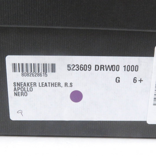 GUCCI Low cut sneakers 523609 Main: Leather black Ryton mens 6.5 Used Authentic