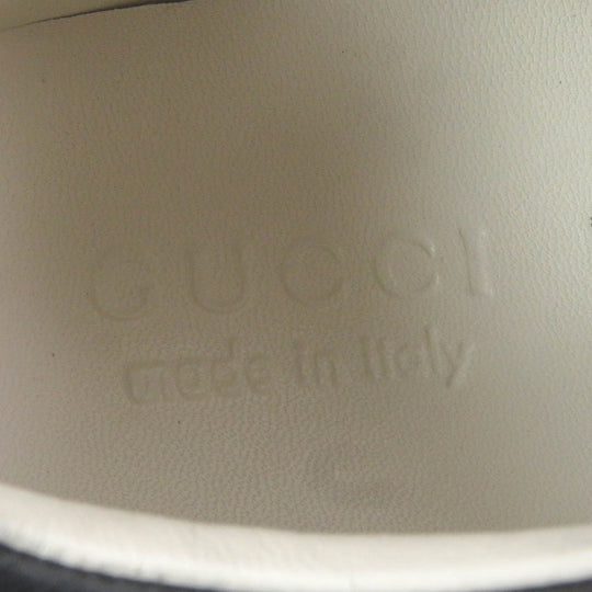 GUCCI Low cut sneakers 523609 Main: Leather black Ryton mens 6.5 Used Authentic