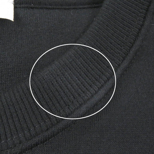 VALENTINO sweat Main: 94% cotton, Main: 6% nylon, Part: 96% cotton, Part: 4% polyurethane, Part: rayon black mens XL Used Authentic