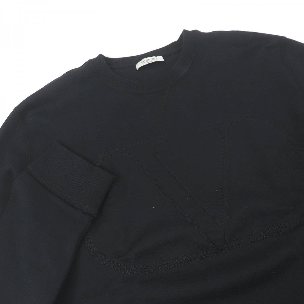 VALENTINO sweat Main: 94% cotton, Main: 6% nylon, Part: 96% cotton, Part: 4% polyurethane, Part: rayon black mens XL Used Authentic