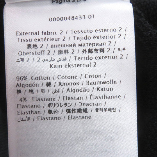 VALENTINO sweat Main: 94% cotton, Main: 6% nylon, Part: 96% cotton, Part: 4% polyurethane, Part: rayon black mens XL Used Authentic
