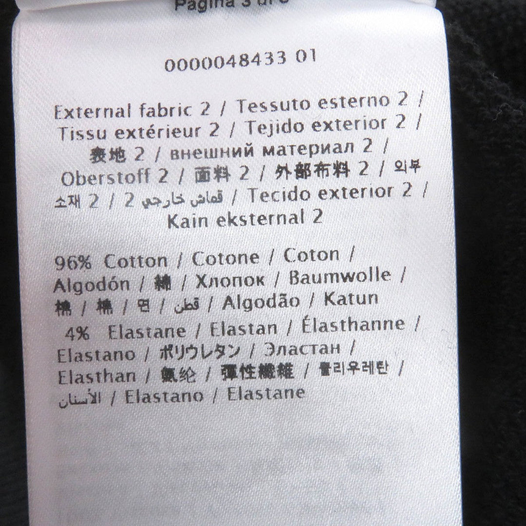 VALENTINO sweat Main: 94% cotton, Main: 6% nylon, Part: 96% cotton, Part: 4% polyurethane, Part: rayon black mens XL Used Authentic