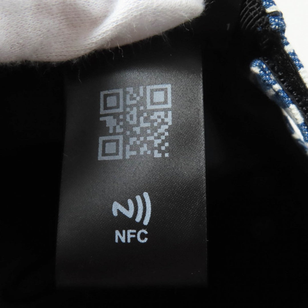 Miu Miu cap 5HC179 Main: 100% cotton Indigo white Women M Used Authentic