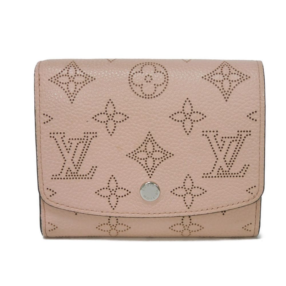 LOUIS VUITTON Bifold Wallet M62541 Mahina leather (stamped) Magnolia Monogram Mahina Portefeuille Iris Compact