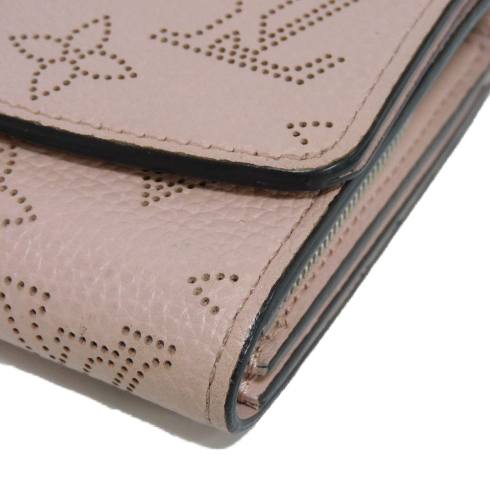 LOUIS VUITTON Bifold Wallet M62541 Mahina leather (stamped) Magnolia Monogram Mahina Portefeuille Iris Compact