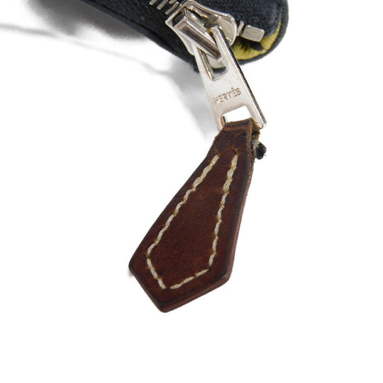 HERMES Long Wallet Purse Epsom , Barenia black King Tiger Fururi Azap Long Silk Inn