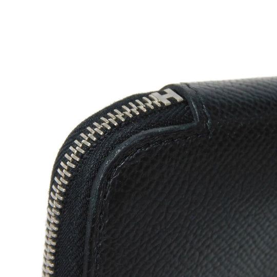 HERMES Long Wallet Purse Epsom , Barenia black King Tiger Fururi Azap Long Silk Inn