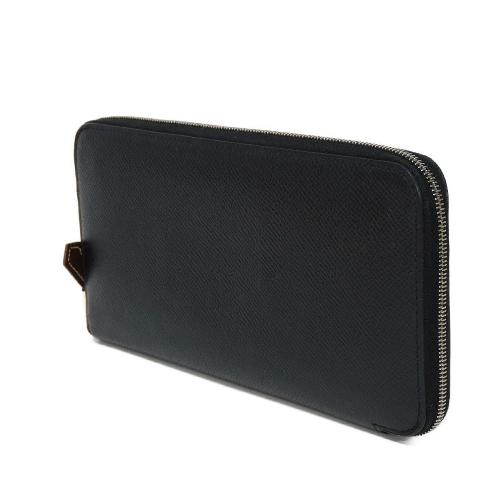 HERMES Long Wallet Purse Epsom , Barenia black King Tiger Fururi Azap Long Silk Inn