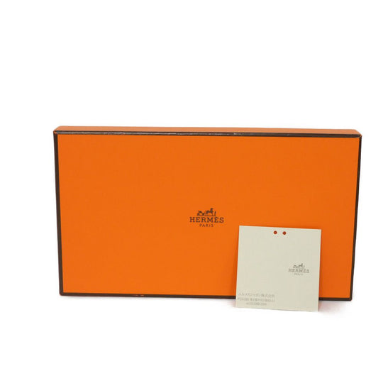 HERMES Long Wallet Purse Epsom , Barenia black King Tiger Fururi Azap Long Silk Inn