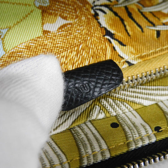 HERMES Long Wallet Purse Epsom , Barenia black King Tiger Fururi Azap Long Silk Inn