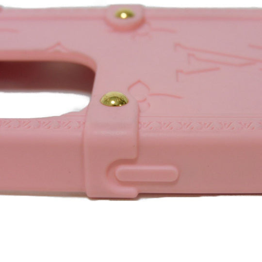 LOUIS VUITTON Other accessories M82082 TPU pink Monogram emboss Re-trunk iPhone 14 Pro