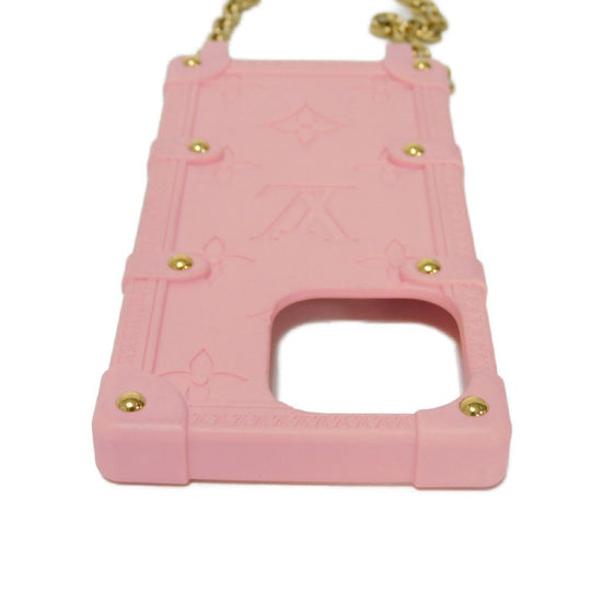 LOUIS VUITTON Other accessories M82082 TPU pink Monogram emboss Re-trunk iPhone 14 Pro