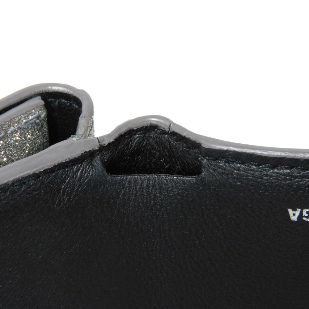 BALENCIAGA Tri-fold wallet 551921 0XV3N 8106 Polyurethane x polyester Silver New logo Everyday Mini Wallet