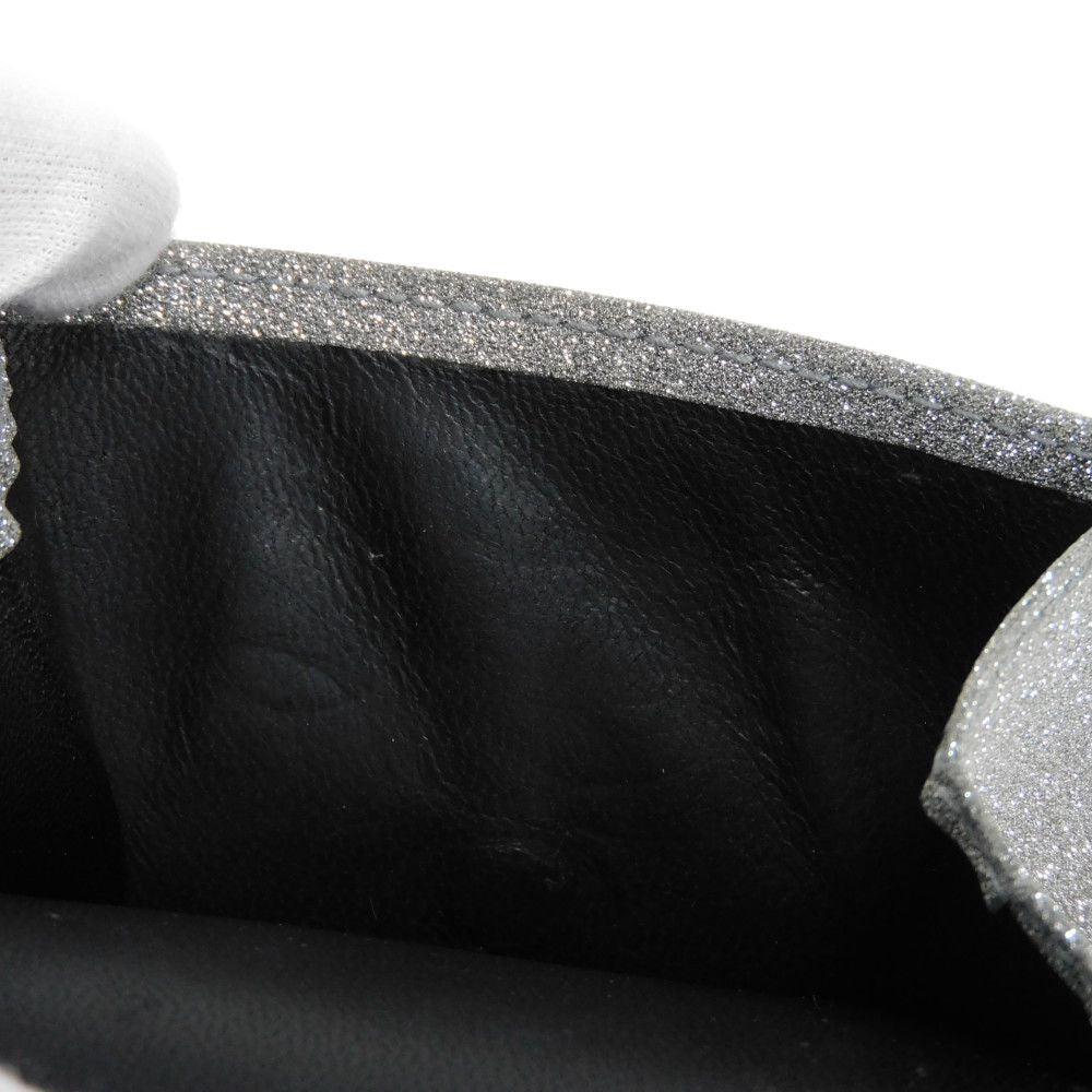 BALENCIAGA Tri-fold wallet 551921 0XV3N 8106 Polyurethane x polyester Silver New logo Everyday Mini Wallet