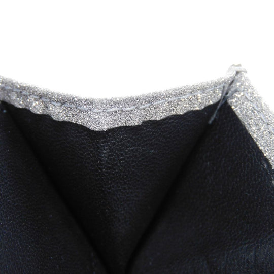 BALENCIAGA Tri-fold wallet 551921 0XV3N 8106 Polyurethane x polyester Silver New logo Everyday Mini Wallet