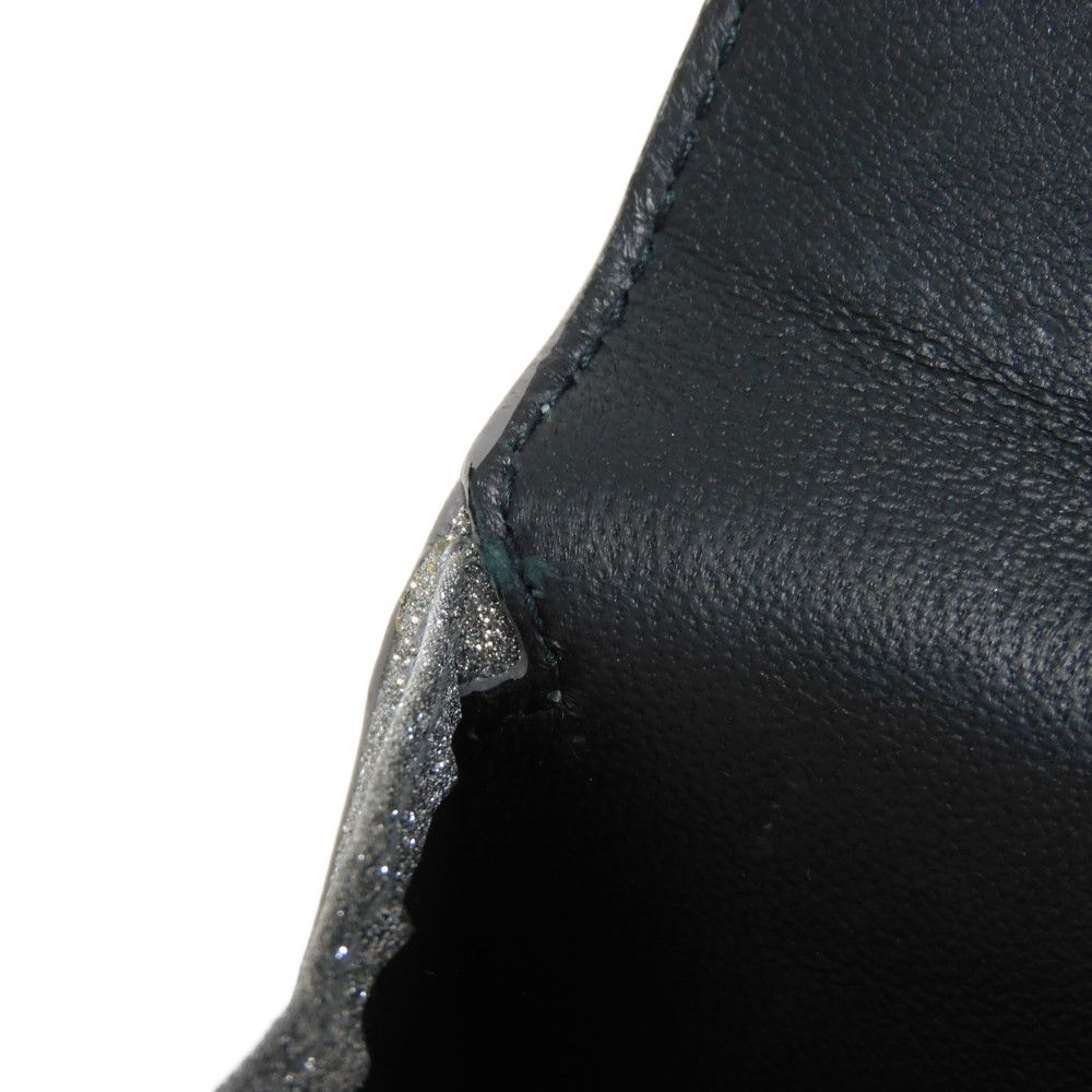 BALENCIAGA Tri-fold wallet 551921 0XV3N 8106 Polyurethane x polyester Silver New logo Everyday Mini Wallet