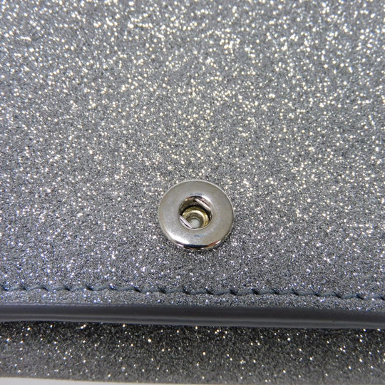 BALENCIAGA Tri-fold wallet 551921 0XV3N 8106 Polyurethane x polyester Silver New logo Everyday Mini Wallet