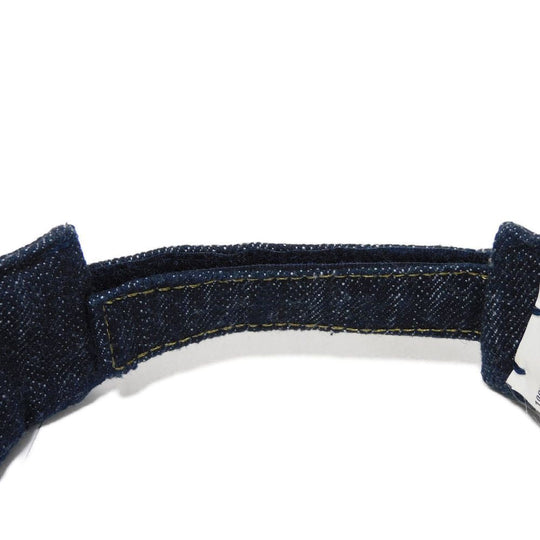 CHANEL hat cotton Indigo Sparkling denim CC mark COCO Mark Sun visor