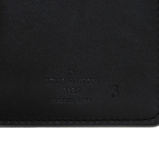 LOUIS VUITTON Long Wallet Purse M62900 Shadow leather (monogram embossing) Noir Monogram shadow Portefeuille Braza