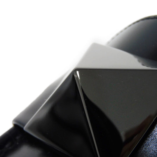 VALENTINO loafers WS0FT2IJW Calf leather black Rock studs One Stud Platform