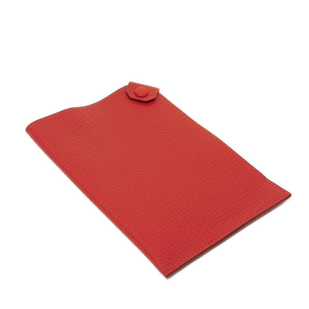HERMES passport case Shave Rouge Kazak Louis XIII Termac PM
