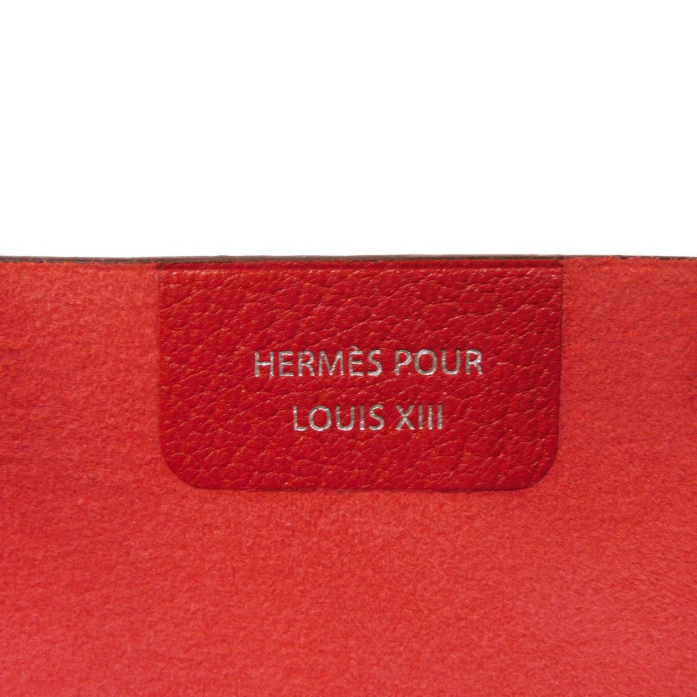 HERMES passport case Shave Rouge Kazak Louis XIII Termac PM