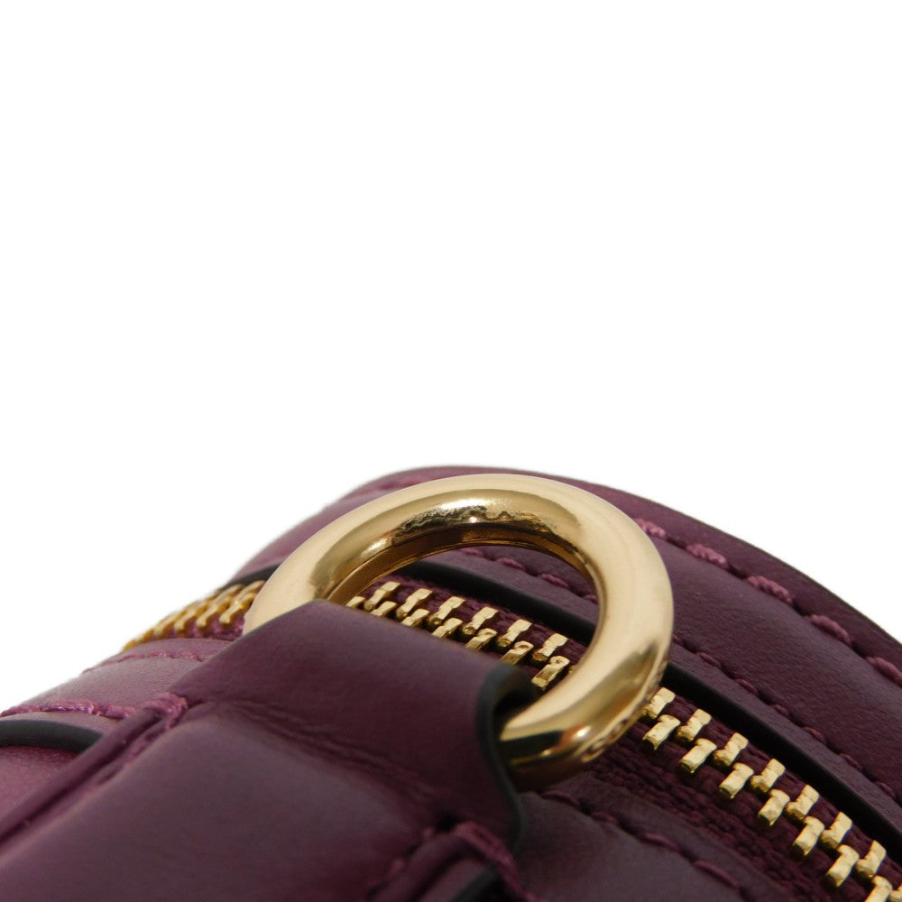 COACH Handbag 38602 Glovetanned Leather purple Party Mouse Print Trail Bags