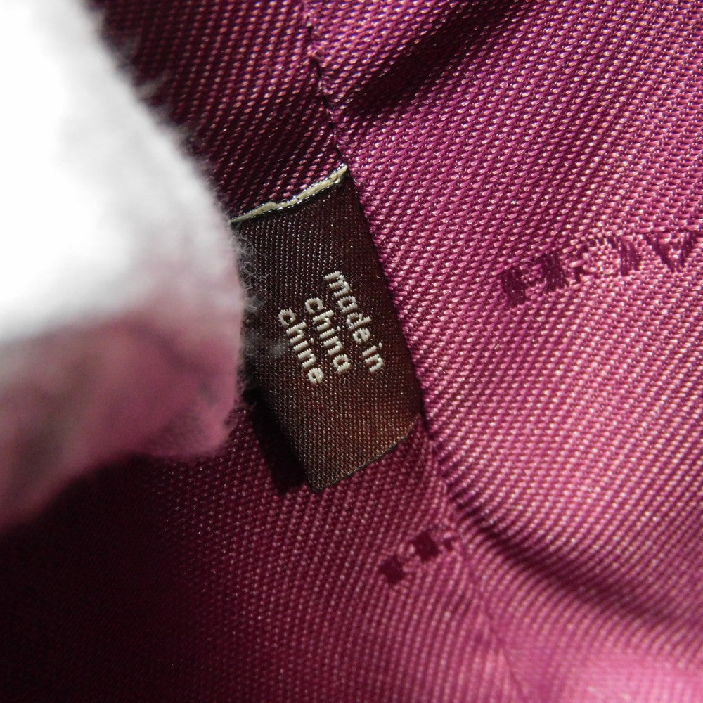 COACH Handbag 38602 Glovetanned Leather purple Party Mouse Print Trail Bags