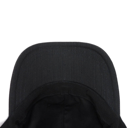 MIUMIU hat 5HC274 AJ6 F0002 cotton black Club logo embroidery Baseball cap M