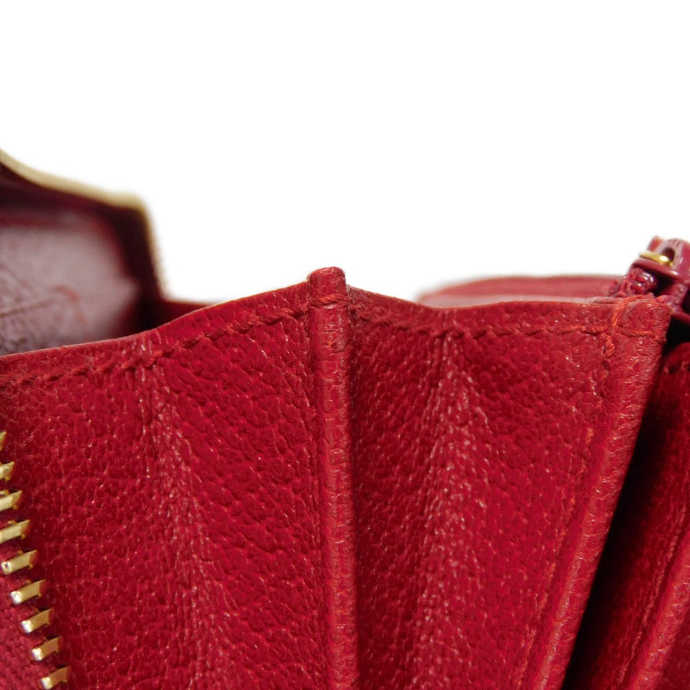 GUCCI Long Wallet Purse 524790 9SBCG 9093 Baia de la linen canvas x calf leather Tricolor logo Baiadera Zip Around Wallet