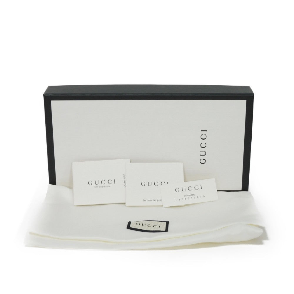 GUCCI Long Wallet Purse 524790 9SBCG 9093 Baia de la linen canvas x calf leather Tricolor logo Baiadera Zip Around Wallet