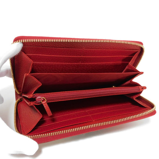 GUCCI Long Wallet Purse 524790 9SBCG 9093 Baia de la linen canvas x calf leather Tricolor logo Baiadera Zip Around Wallet