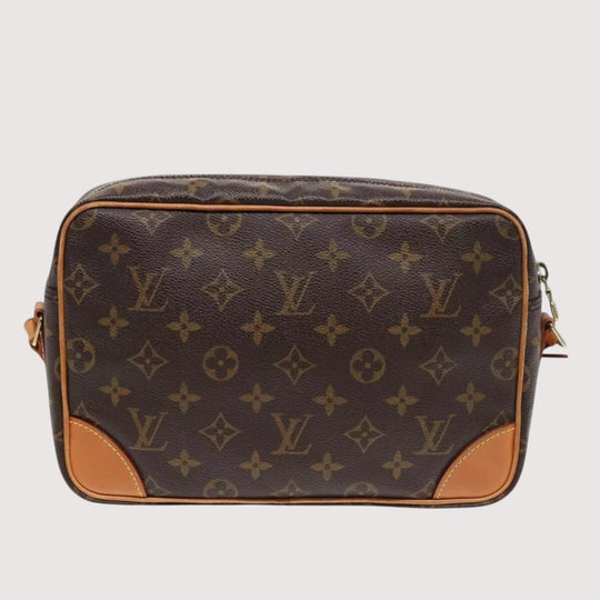 Louis Vuitton Vintage Monogram Trocadero 27 Shoulder Bag Brown Canvas Unisex