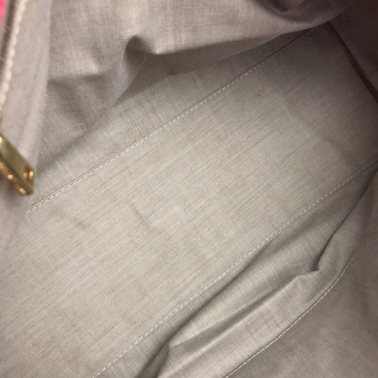 MARC JACOBS Tote Bag leather pink logo quilting Women Used Authentic