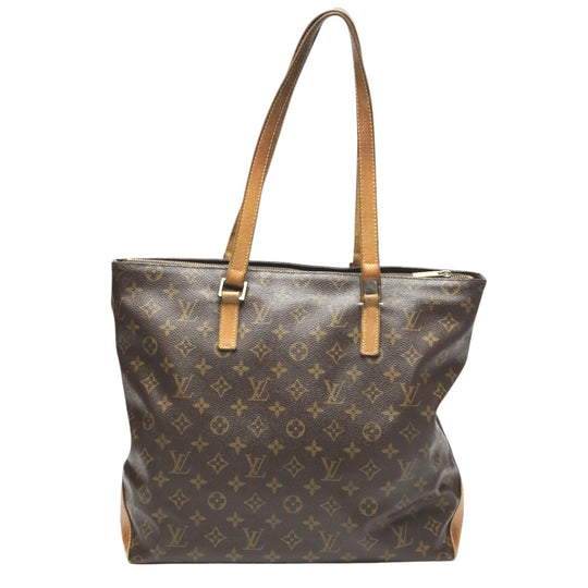 LOUIS VUITTON Tote Bag M51151 Monogram canvas Brown Tote Bag Monogram Cabas Mezzo Cabas Mezzo Women Used Authentic