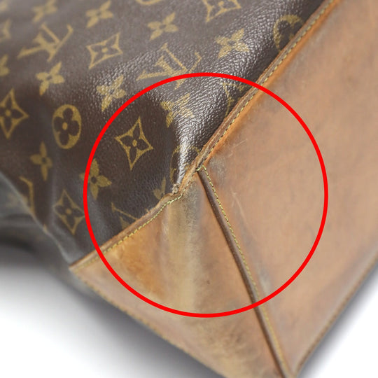 LOUIS VUITTON Tote Bag M51151 Monogram canvas Brown Tote Bag Monogram Cabas Mezzo Cabas Mezzo Women Used Authentic