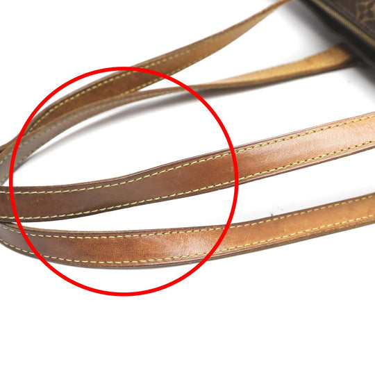 LOUIS VUITTON Tote Bag M51151 Monogram canvas Brown Tote Bag Monogram Cabas Mezzo Cabas Mezzo Women Used Authentic