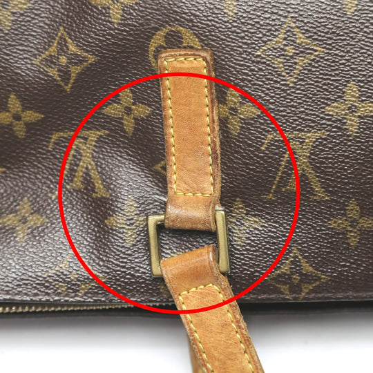 LOUIS VUITTON Tote Bag M51151 Monogram canvas Brown Tote Bag Monogram Cabas Mezzo Cabas Mezzo Women Used Authentic
