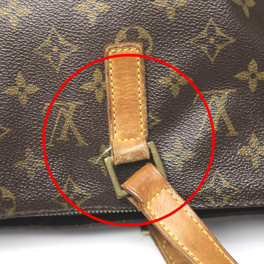 LOUIS VUITTON Tote Bag M51151 Monogram canvas Brown Tote Bag Monogram Cabas Mezzo Cabas Mezzo Women Used Authentic