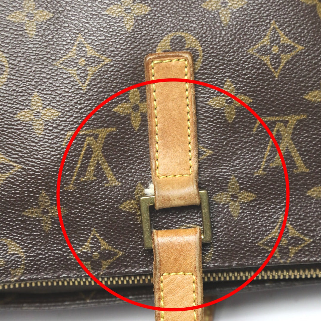 LOUIS VUITTON Tote Bag M51151 Monogram canvas Brown Tote Bag Monogram Cabas Mezzo Cabas Mezzo Women Used Authentic