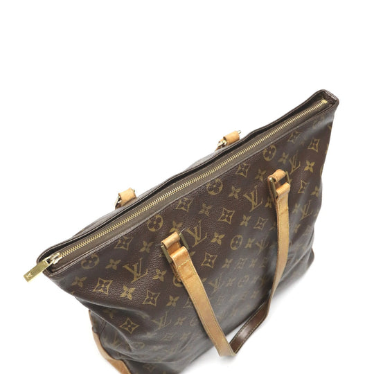 LOUIS VUITTON Tote Bag M51151 Monogram canvas Brown Tote Bag Monogram Cabas Mezzo Cabas Mezzo Women Used Authentic